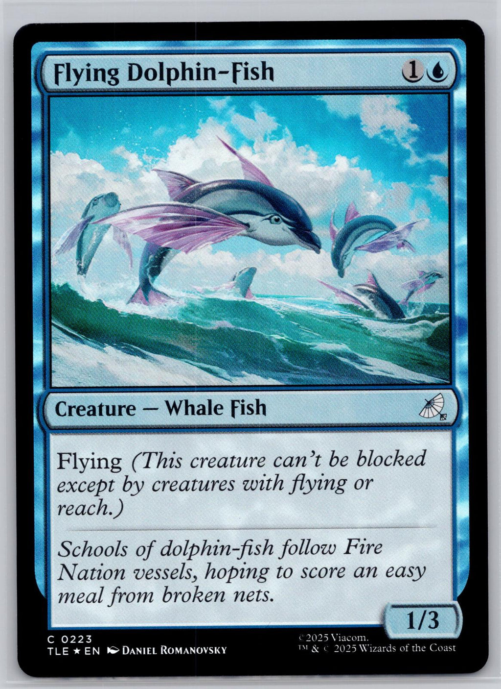 Flying Dolphin-Fish Avatar: The Last Airbender: Eternal-Legal M:TG Foil NM