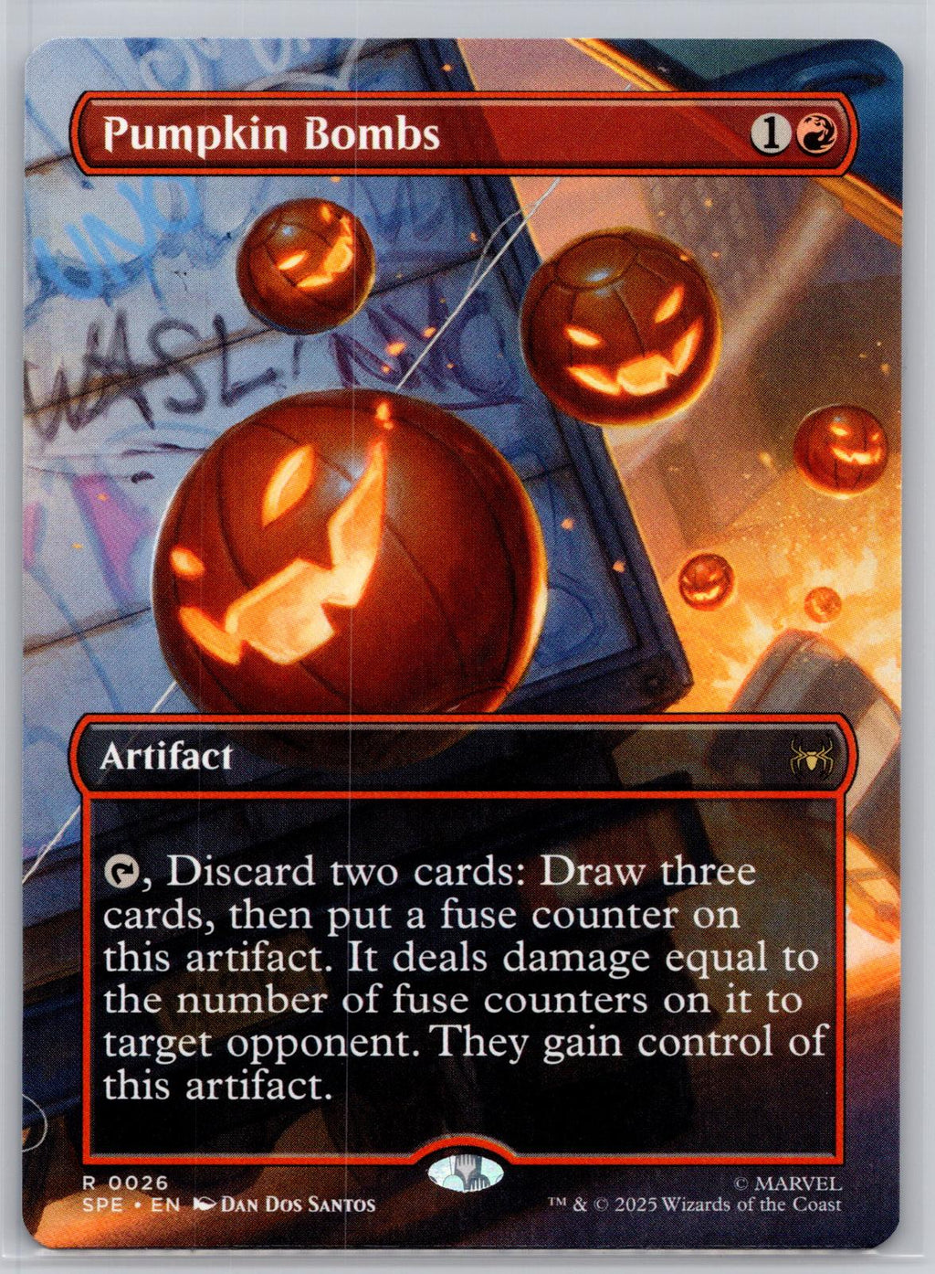 Pumpkin Bombs (Borderless) Marvel's Spider-Man: Eternal-Legal M:TG NM