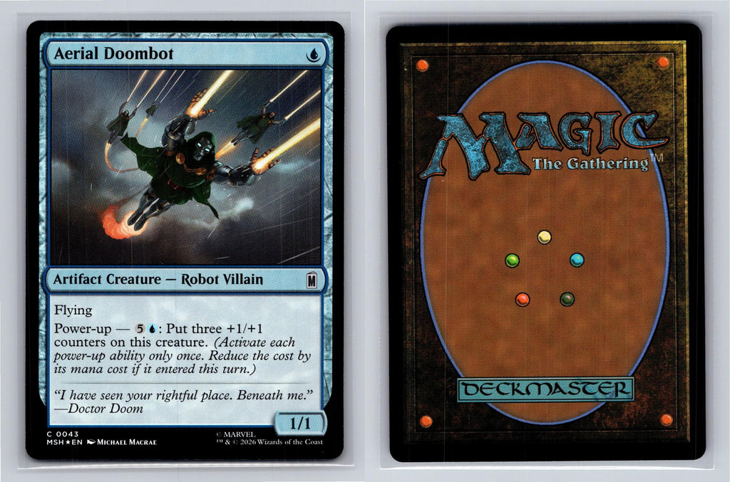 Aerial Doombot Marvel Super Heroes Magic: The Gathering Foil Near Mint