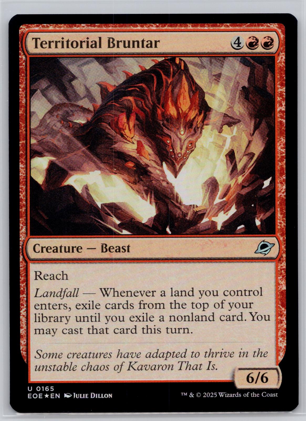 Territorial Bruntar Edge of Eternities Magic: The Gathering Foil Near Mint