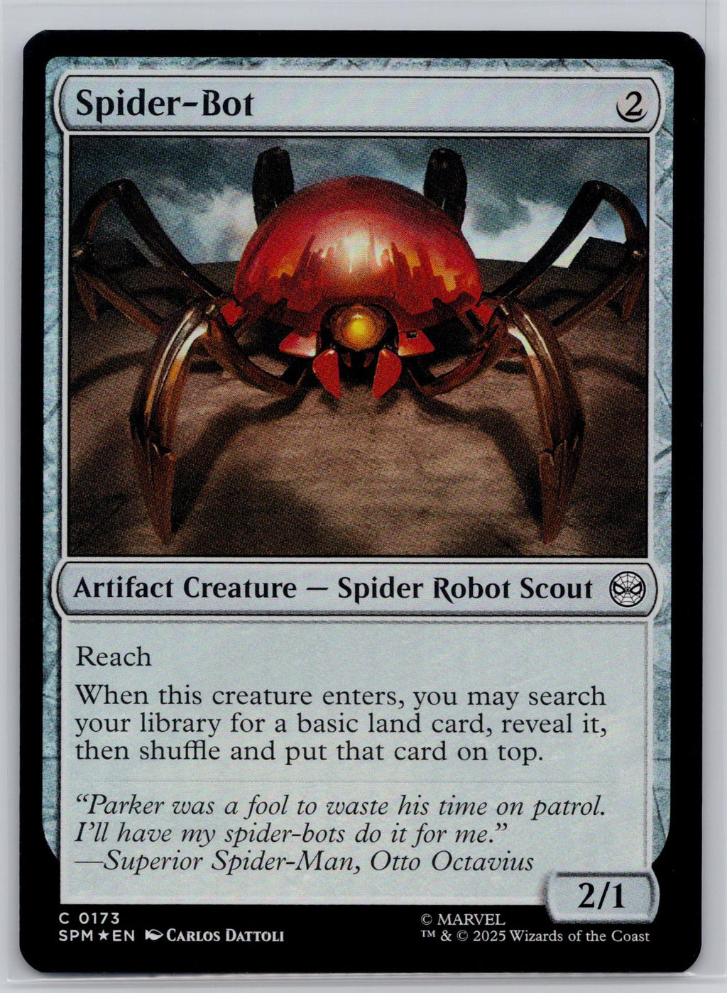 Spider-Bot Marvel's Spider-Man Magic: The Gathering Foil Near Mint