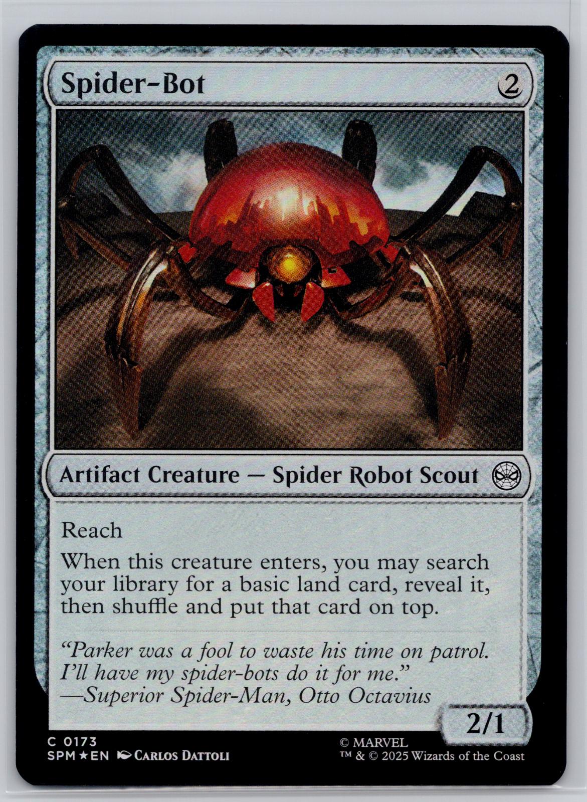 Spider-Bot Marvel's Spider-Man Magic: The Gathering Foil Near Mint