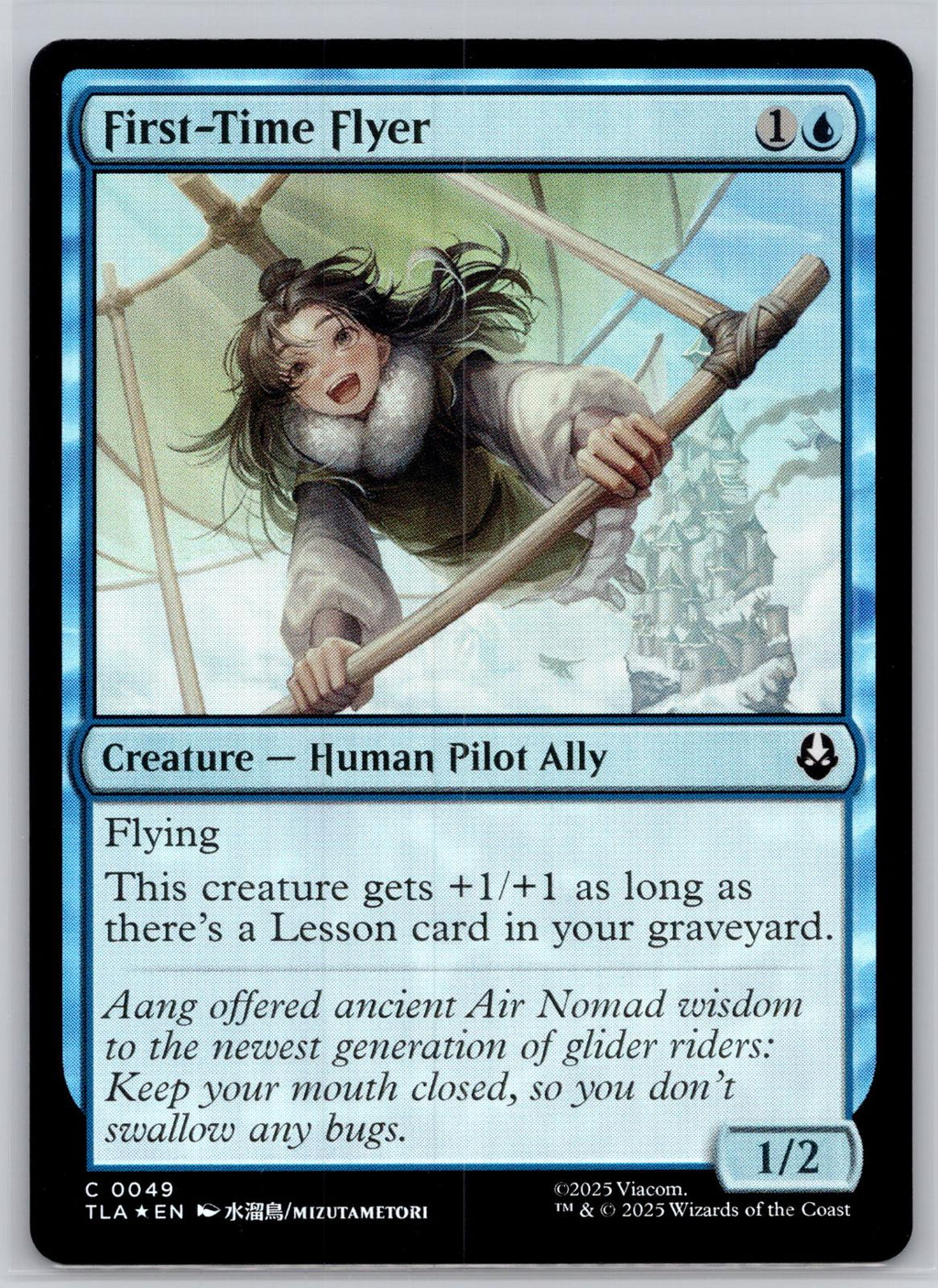 First-Time Flyer Avatar: The Last Airbender Magic: The Gathering Foil Near Mint