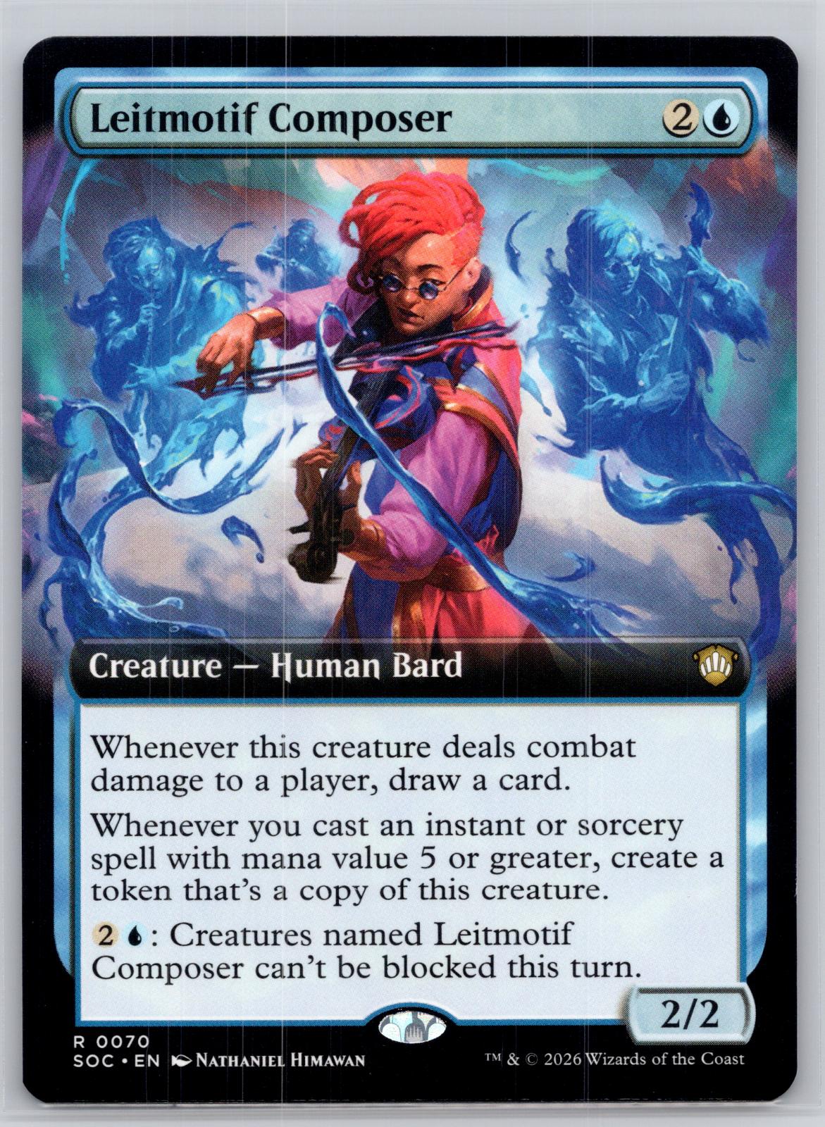 Leitmotif Composer (Extended Art) Commander: Secrets of Strixhaven M:TG NM