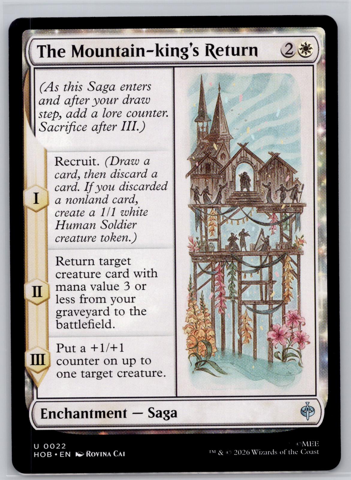 The Mountain-king's Return The Hobbit Magic: The Gathering Near Mint