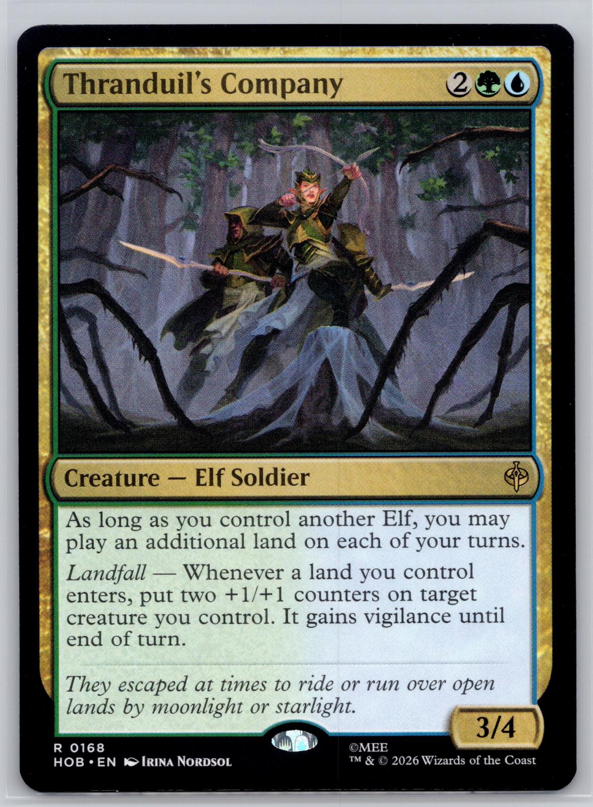 Thranduil's Company The Hobbit Magic: The Gathering Near Mint