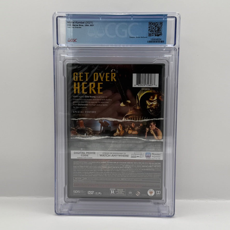 Mortal Kombat (2021) DVD CGC 9.6 A+