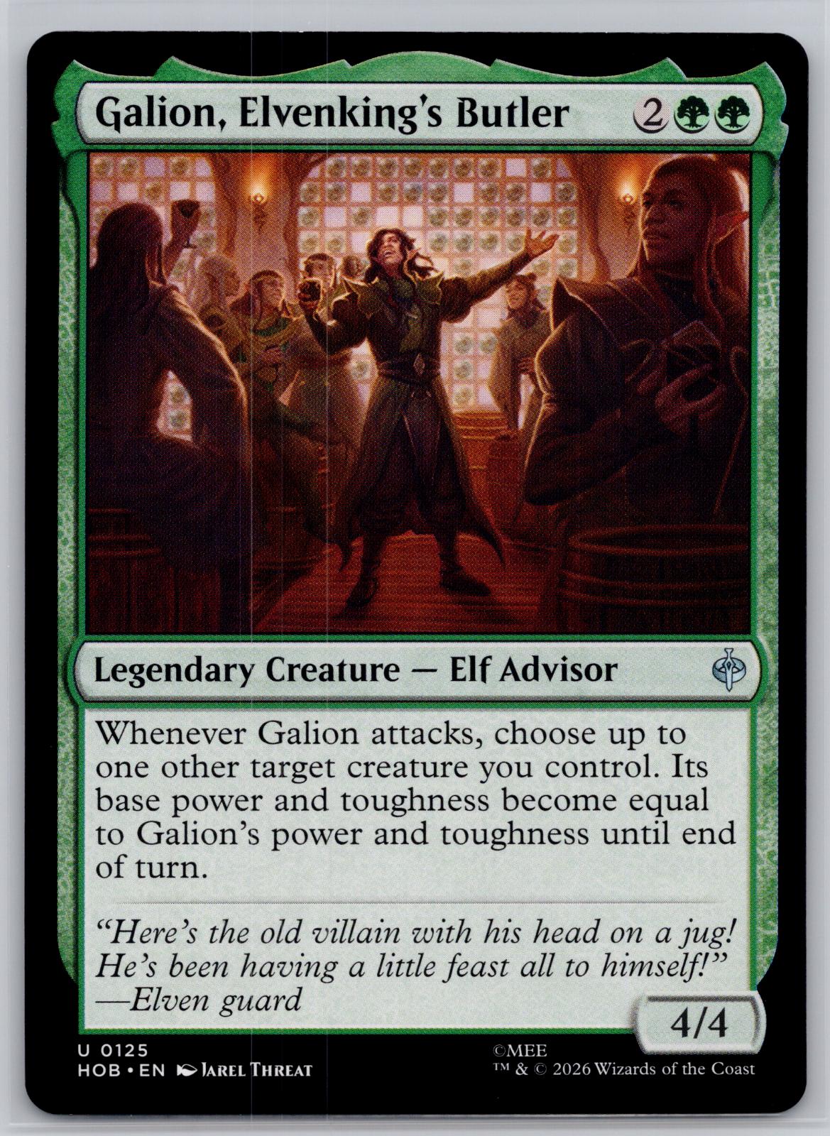 Galion, Elvenking's Butler The Hobbit Magic: The Gathering Near Mint