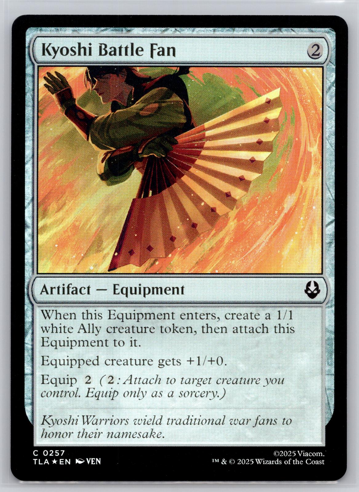 Kyoshi Battle Fan Avatar: The Last Airbender Magic: The Gathering Foil Near Mint