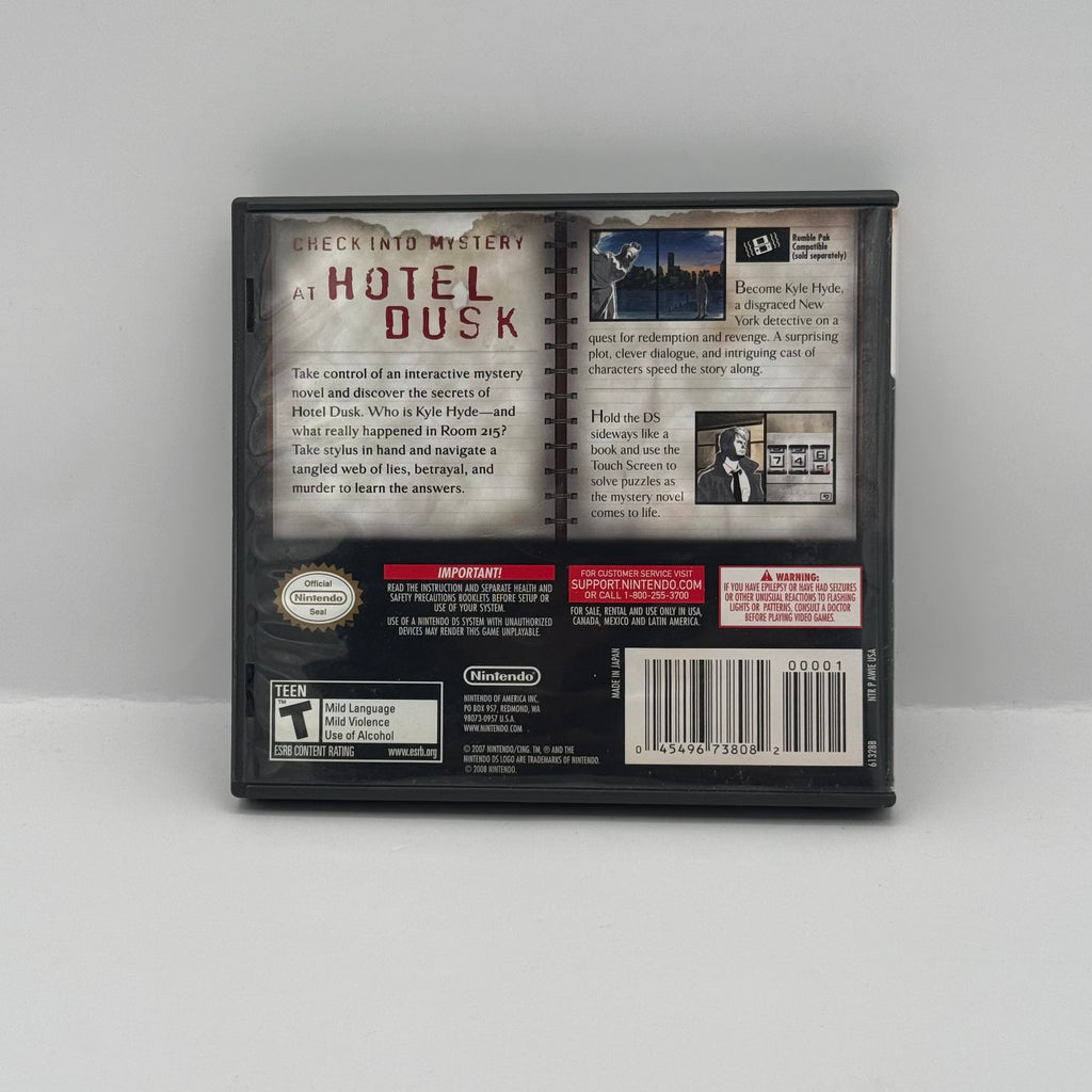 Hotel Dusk: Room 215 - Nintendo DS - CIB