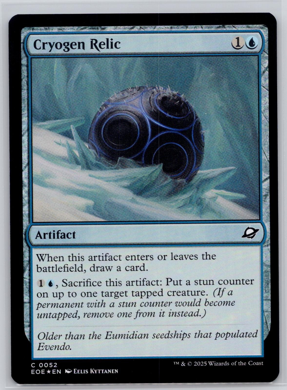 Cryogen Relic Edge of Eternities Magic: The Gathering Foil Near Mint