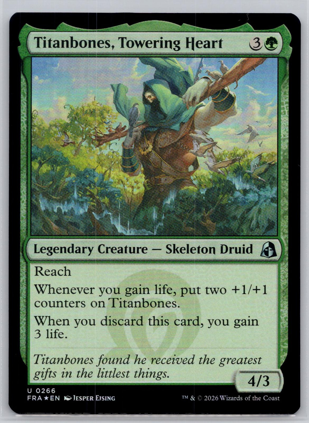 Titanbones, Towering Heart Reality Fracture Magic: The Gathering Foil Near Mint