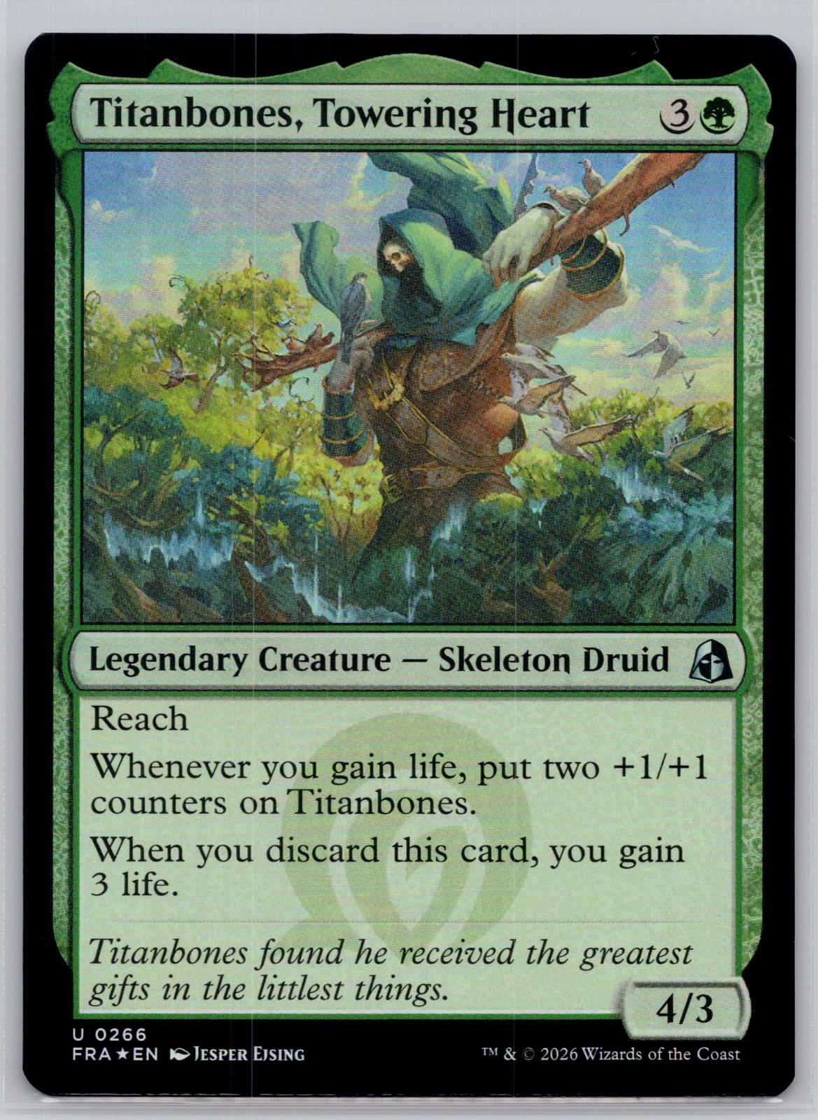 Titanbones, Towering Heart Reality Fracture Magic: The Gathering Foil Near Mint