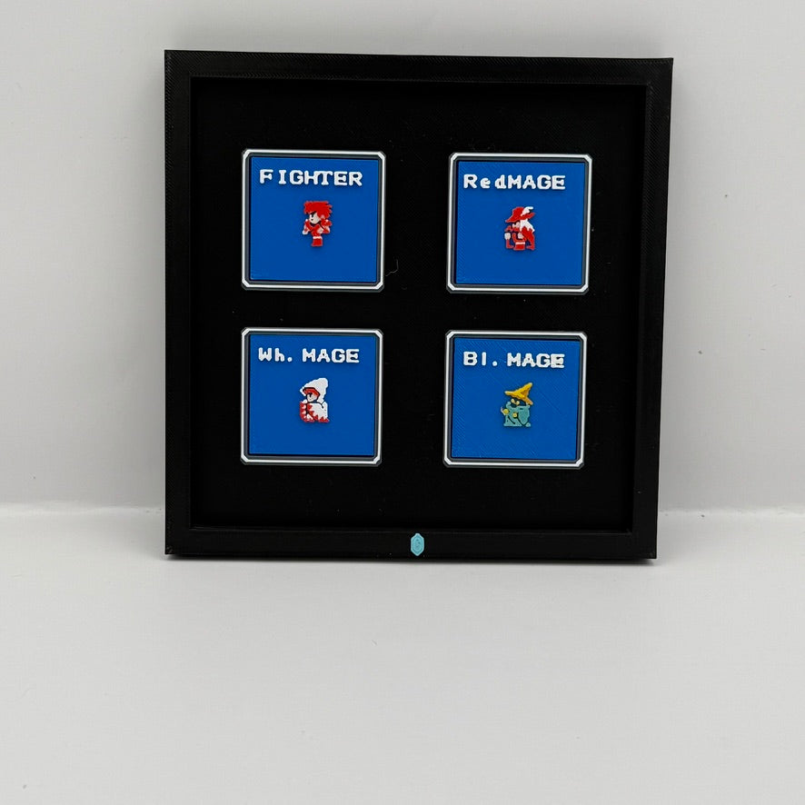 Final Fantasy NES Party Scene 3D Print