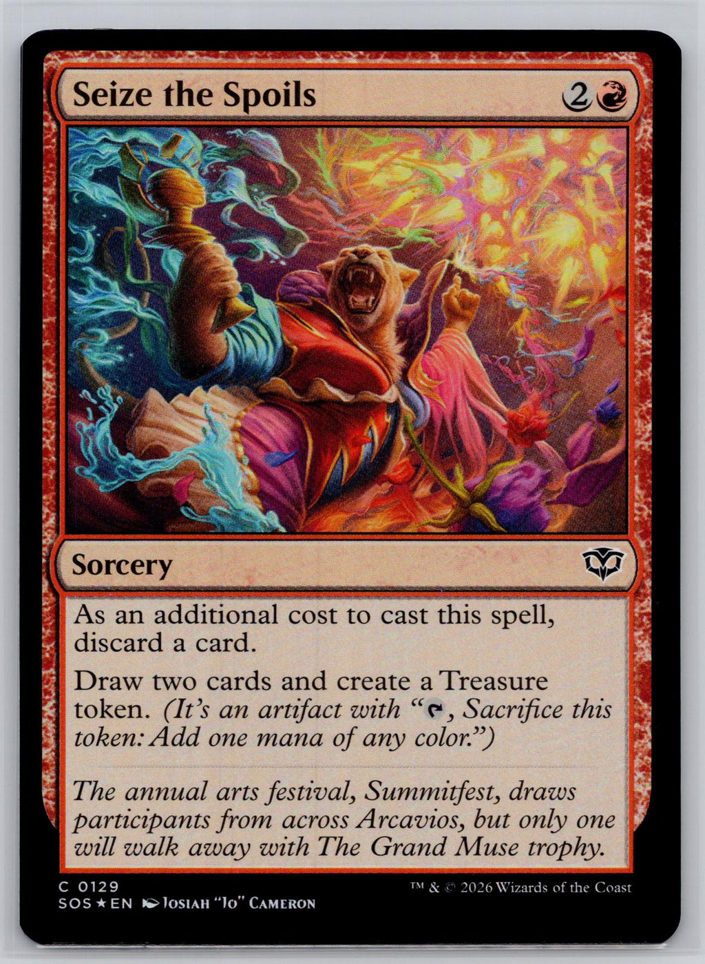 Seize the Spoils Secrets of Strixhaven Magic: The Gathering Foil Near Mint
