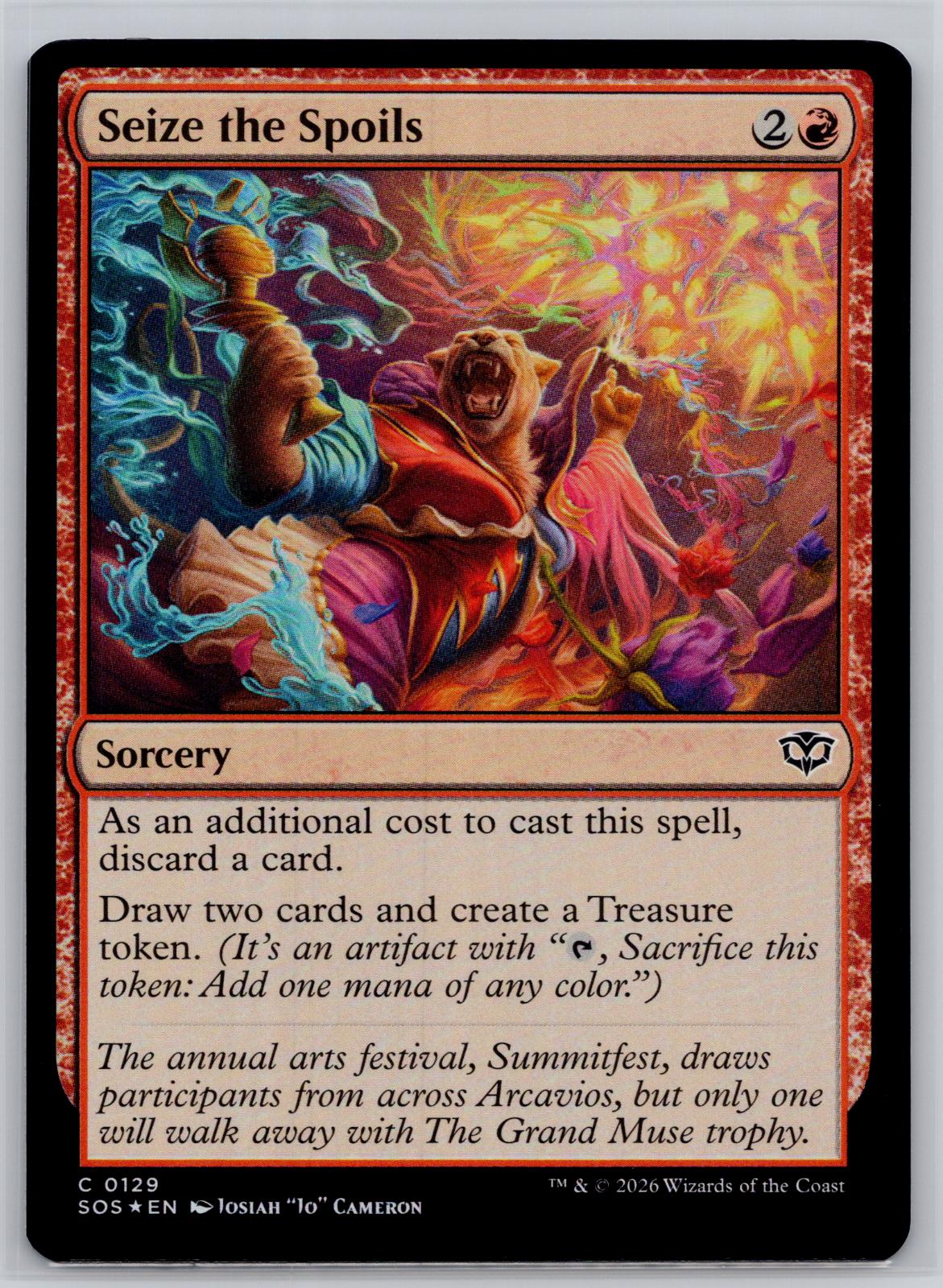 Seize the Spoils Secrets of Strixhaven Magic: The Gathering Foil Near Mint