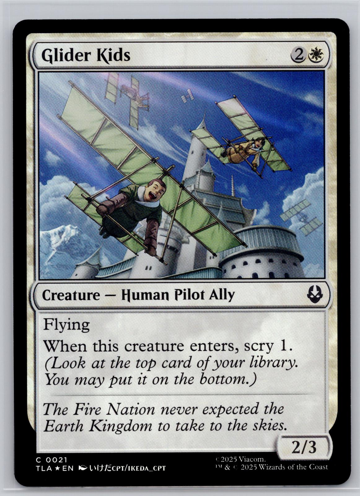 Glider Kids Avatar: The Last Airbender Magic: The Gathering Foil Near Mint