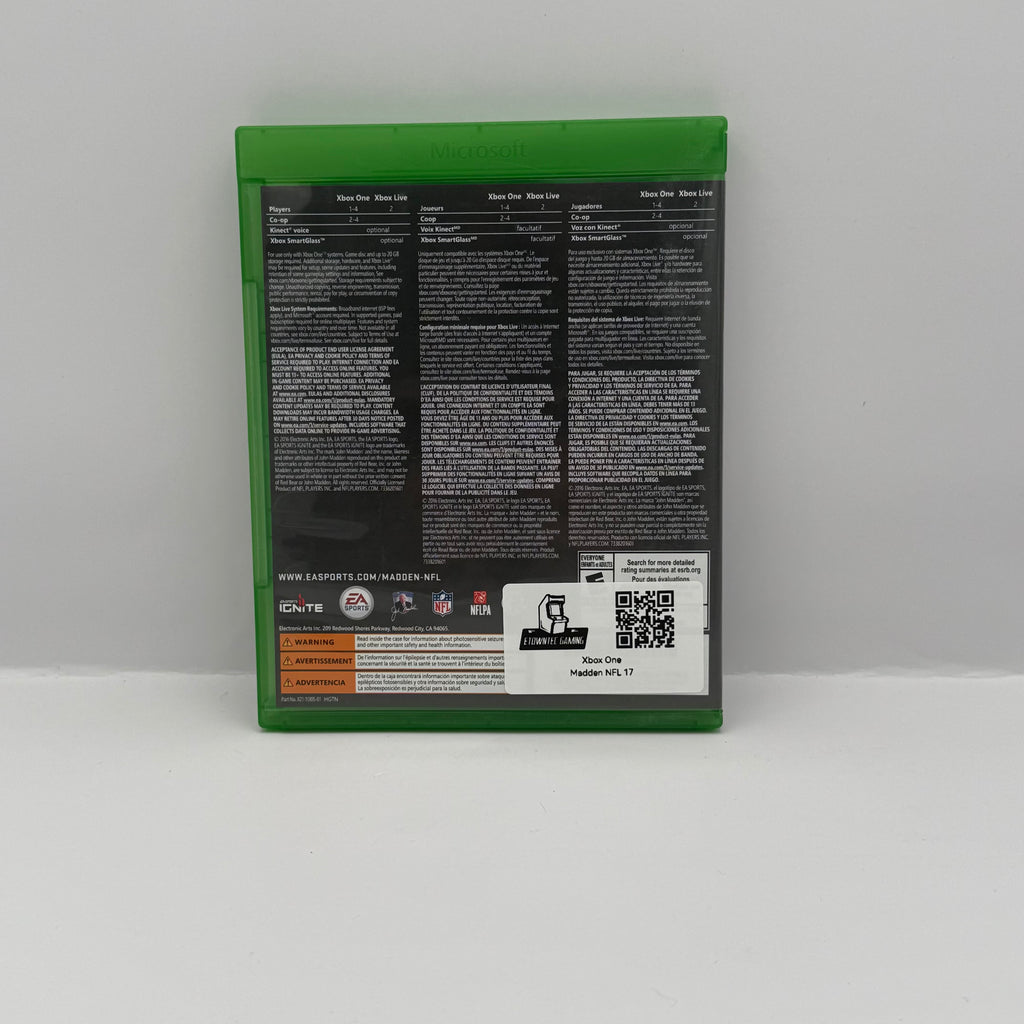 Madden NFL 17 - Xbox One - CIB