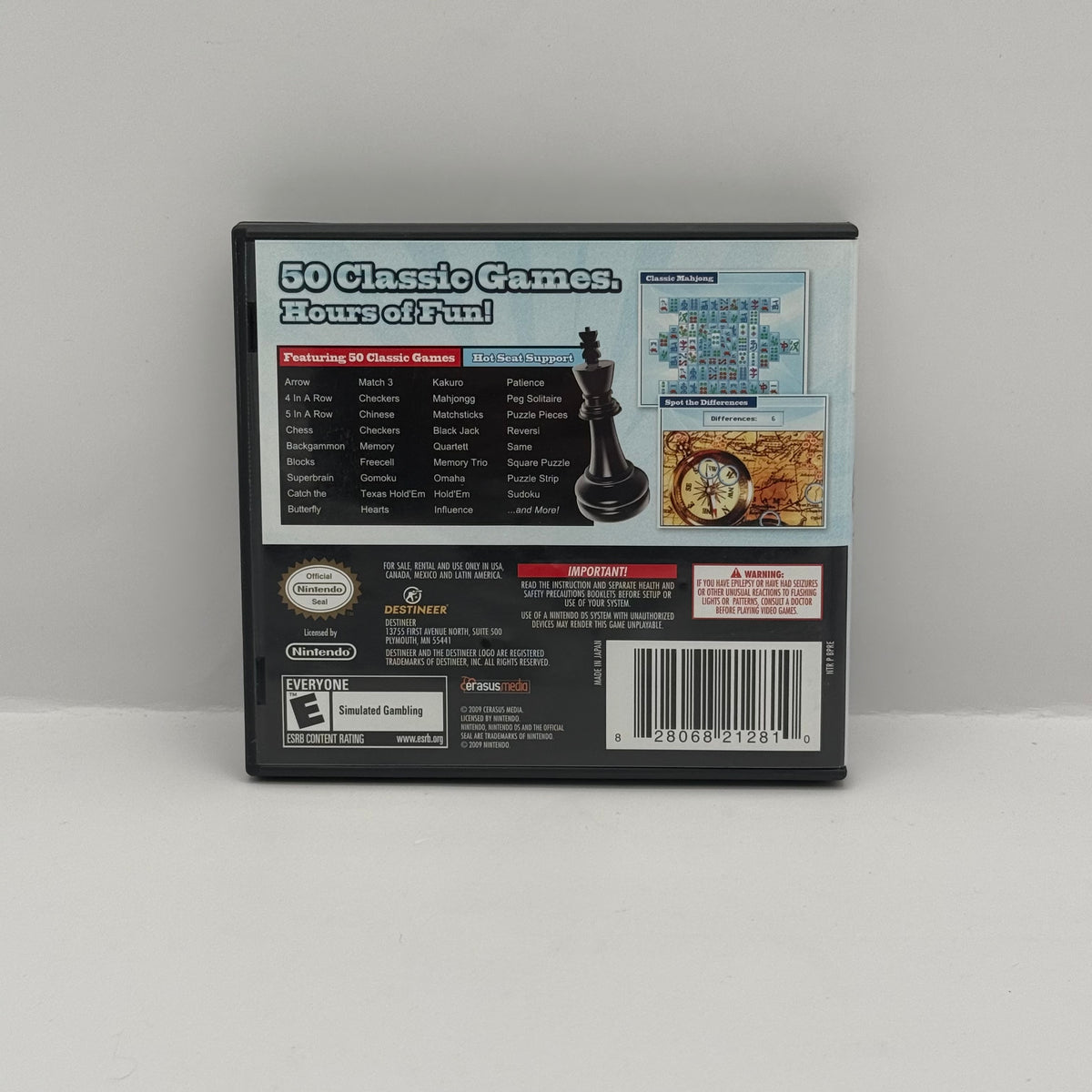 50 Classic Games - Nintendo DS - CIB