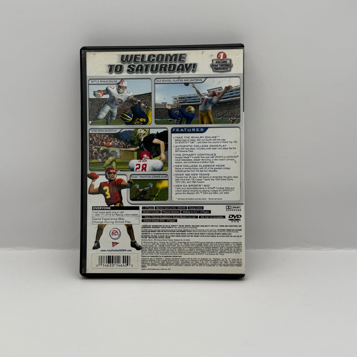 NCAA Football 2004 - PS2 - CIB