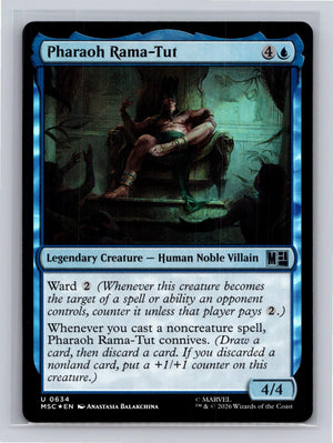 Pharaoh Rama-Tut Commander: Marvel Super Heroes Magic: The Gathering Foil NM