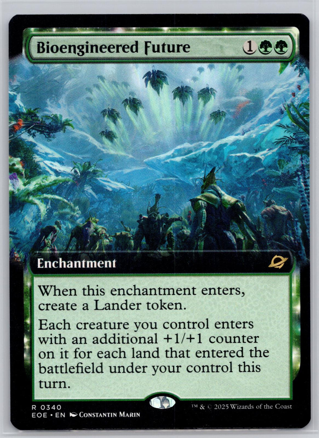Bioengineered Future (Extended Art) Edge of Eternities Magic: The Gathering NM