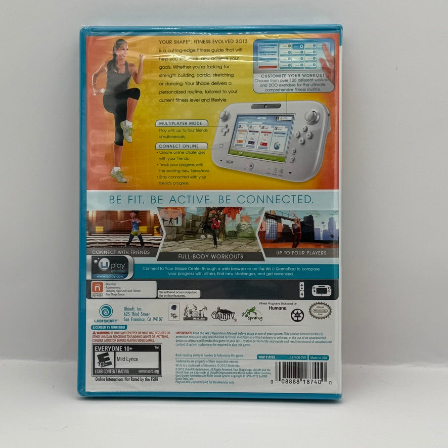 Your Shape: Fitness Evolved 2013 - Wii U - New Sealed