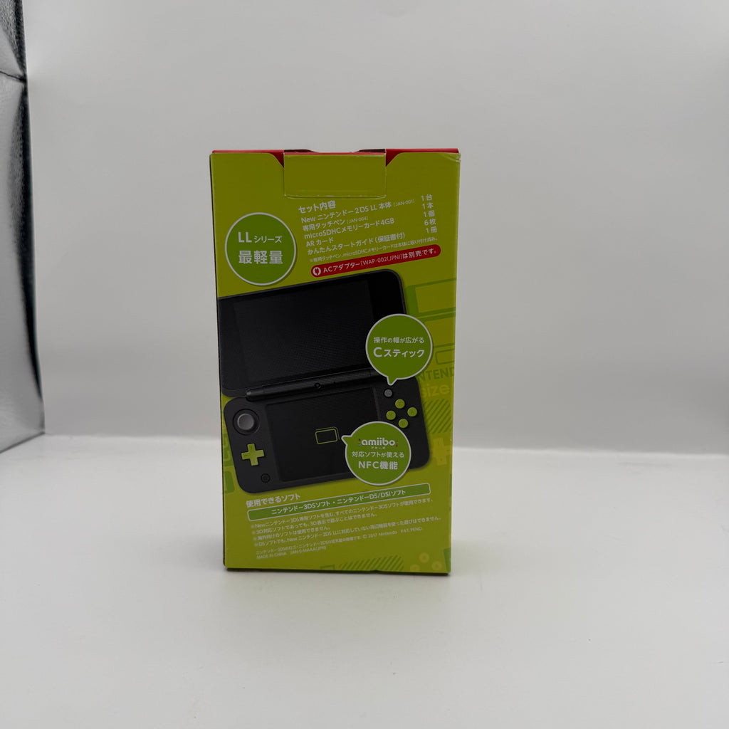 New Nintendo 2DS LL Black & Lime (JP Nintendo 3DS)
