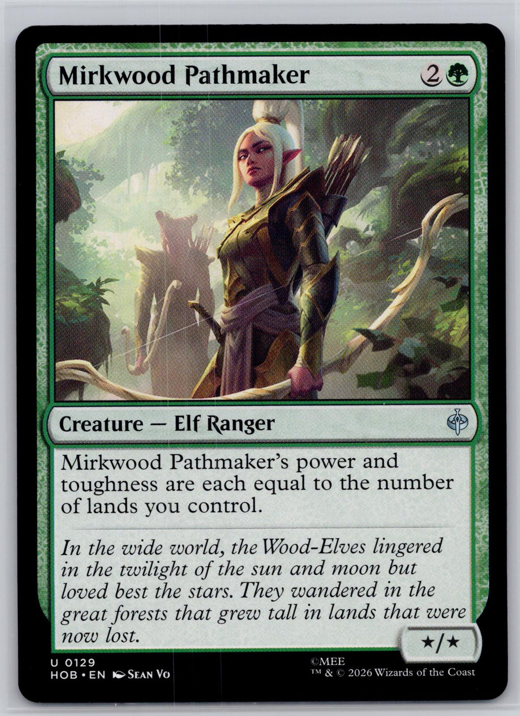 Mirkwood Pathmaker The Hobbit Magic: The Gathering Near Mint
