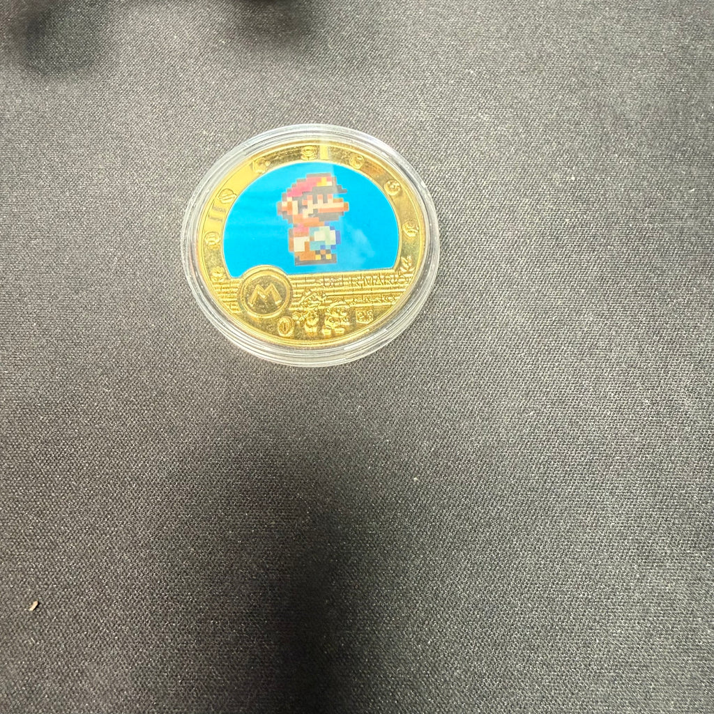 Super Mario Metal Coin (SNES) 1.5"
