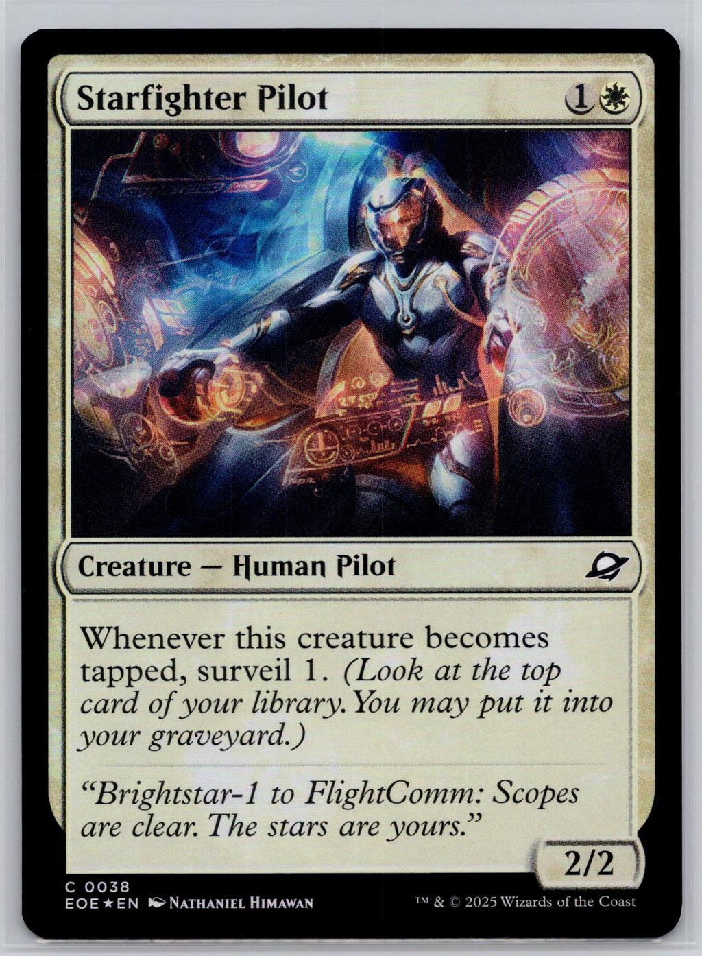 Starfighter Pilot Edge of Eternities Magic: The Gathering Foil Near Mint