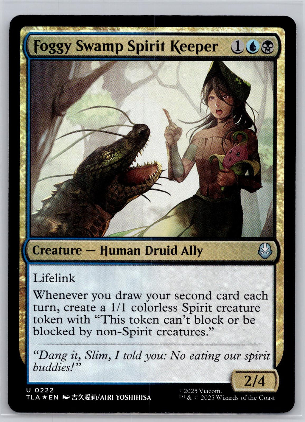 Foggy Swamp Spirit Keeper Avatar: The Last Airbender M:TG Foil NM