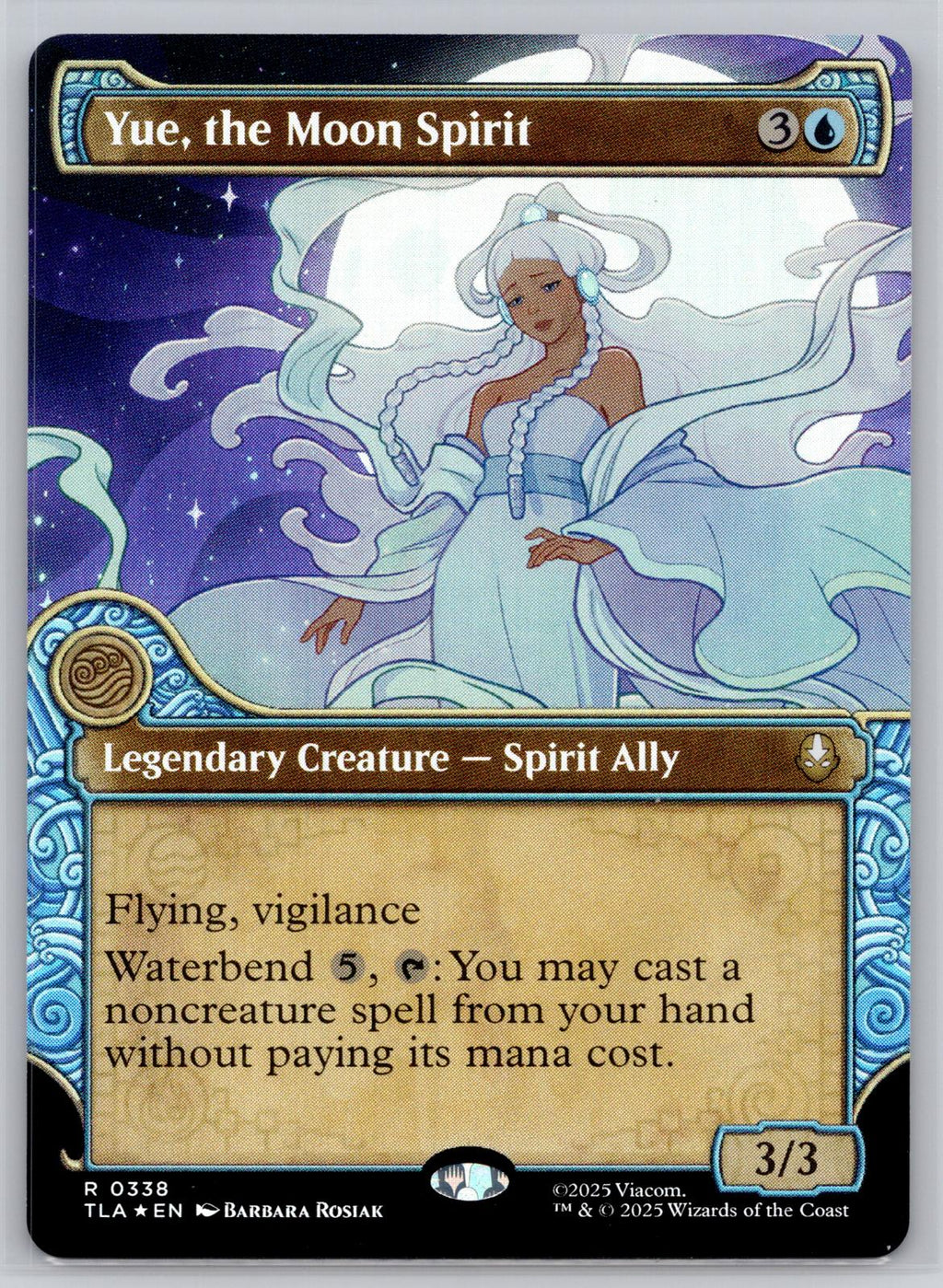 Yue, the Moon Spirit (Showcase) Avatar: The Last Airbender M:TG Foil NM