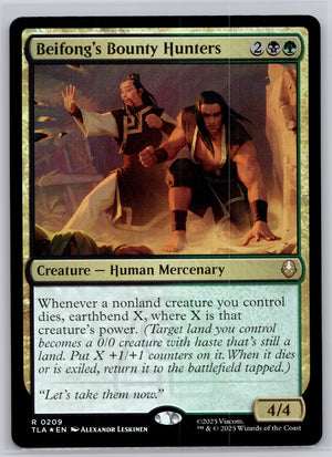 Beifong's Bounty Hunters Avatar: The Last Airbender Magic: The Gathering Foil NM