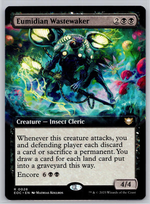 Eumidian Wastewaker (Extended Art) Commander: Edge of Eternities M:TG NM