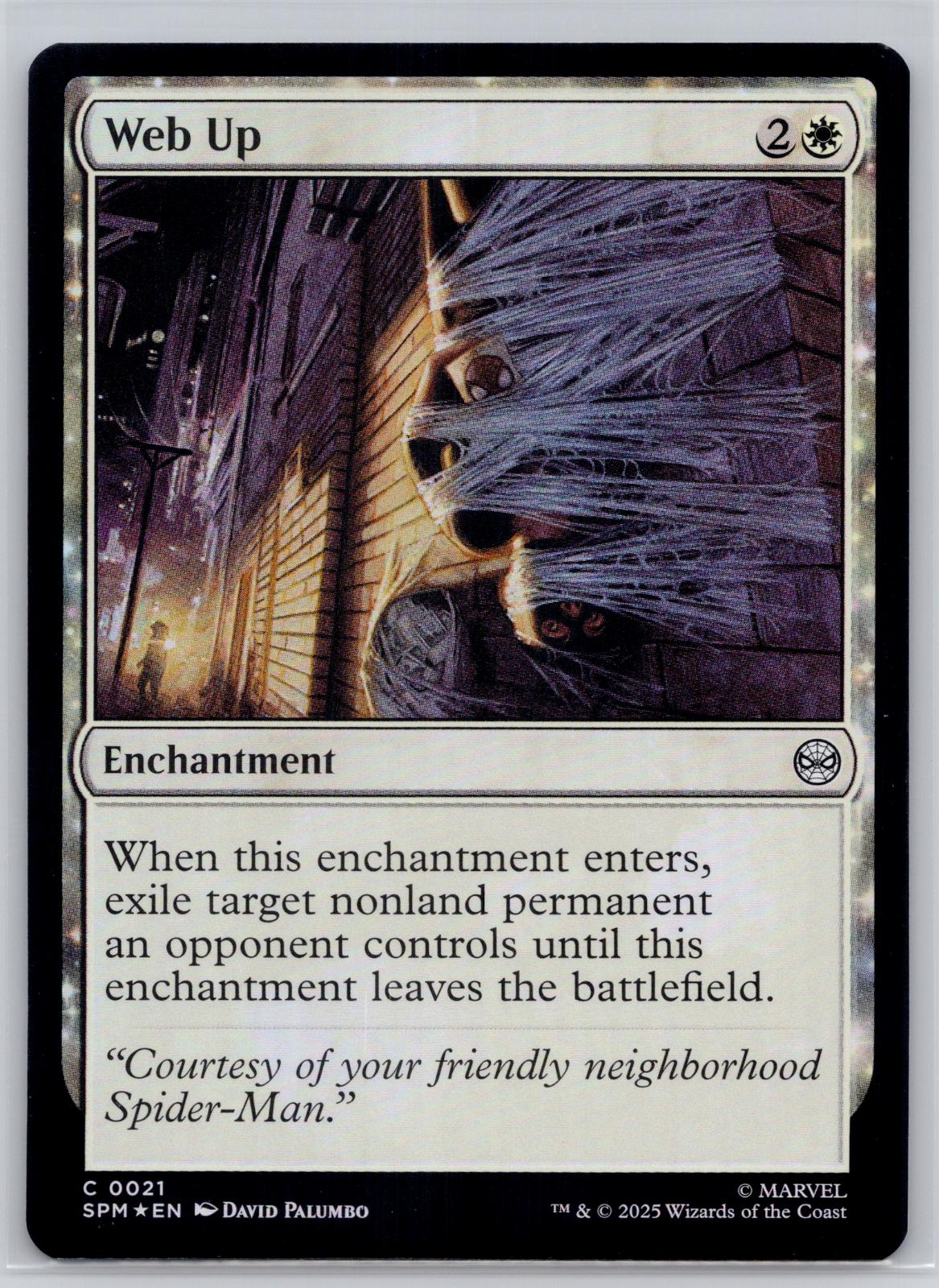 Web Up Marvel's Spider-Man Magic: The Gathering Foil Near Mint