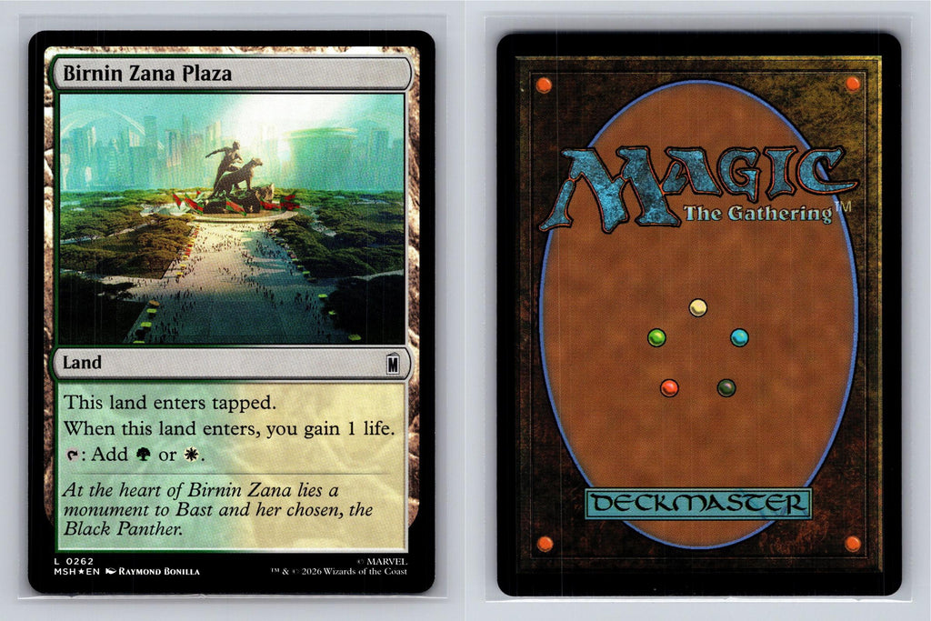 Birnin Zana Plaza Marvel Super Heroes Magic: The Gathering Foil Near Mint