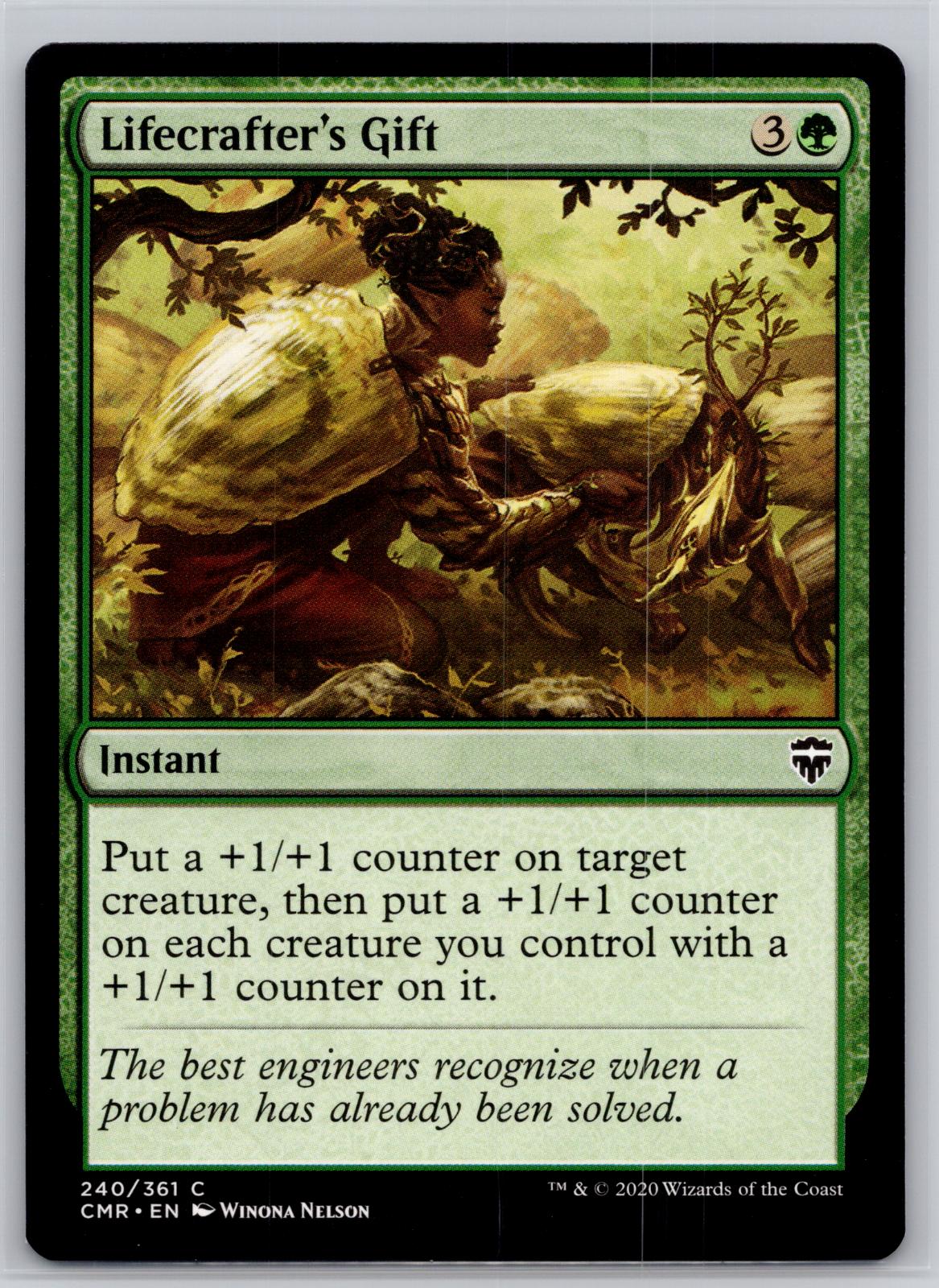 Lifecrafter's Gift Commander Legends Magic: The Gathering Near Mint