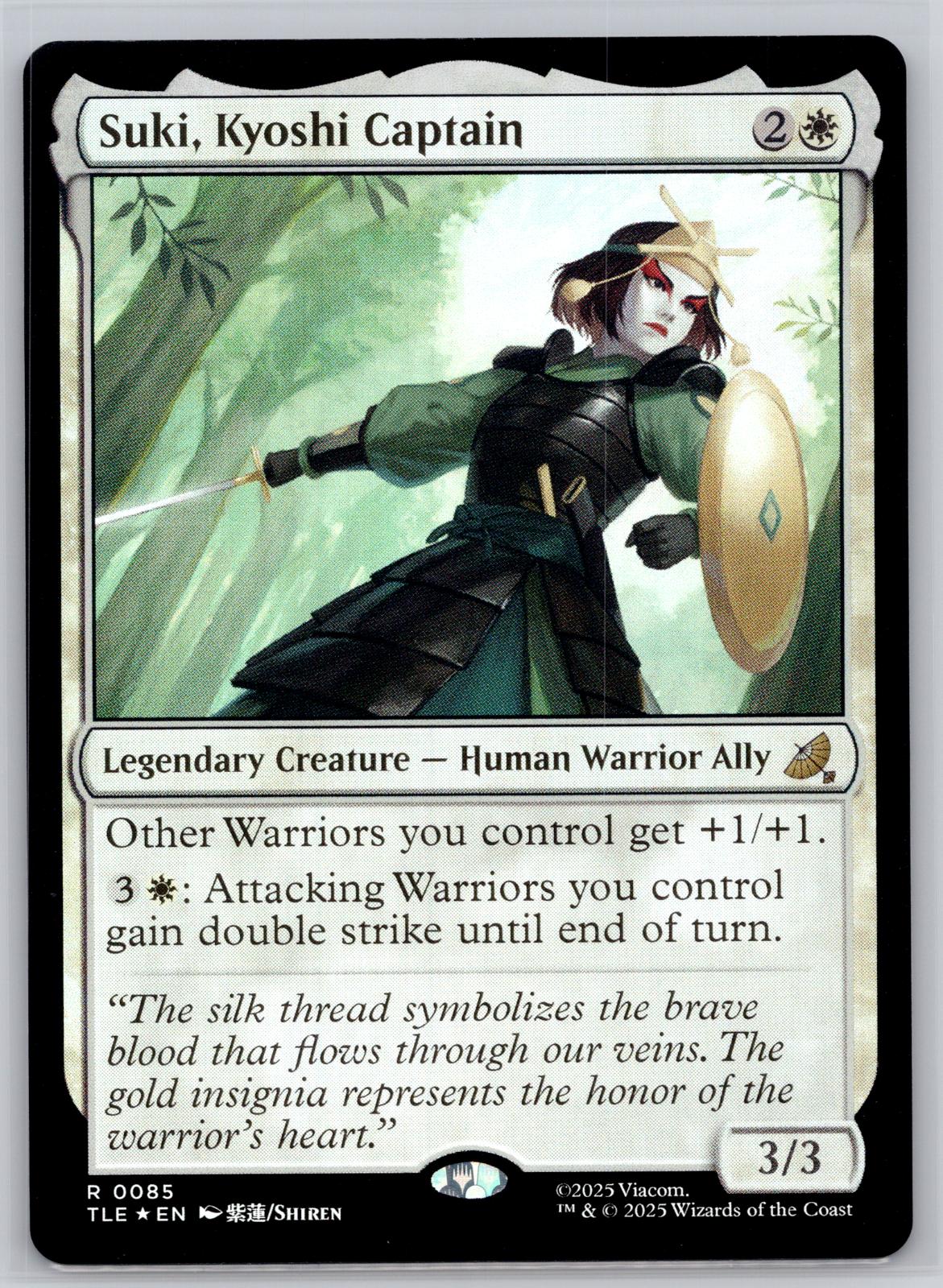 Suki, Kyoshi Captain Avatar: The Last Airbender: Eternal-Legal M:TG Foil NM