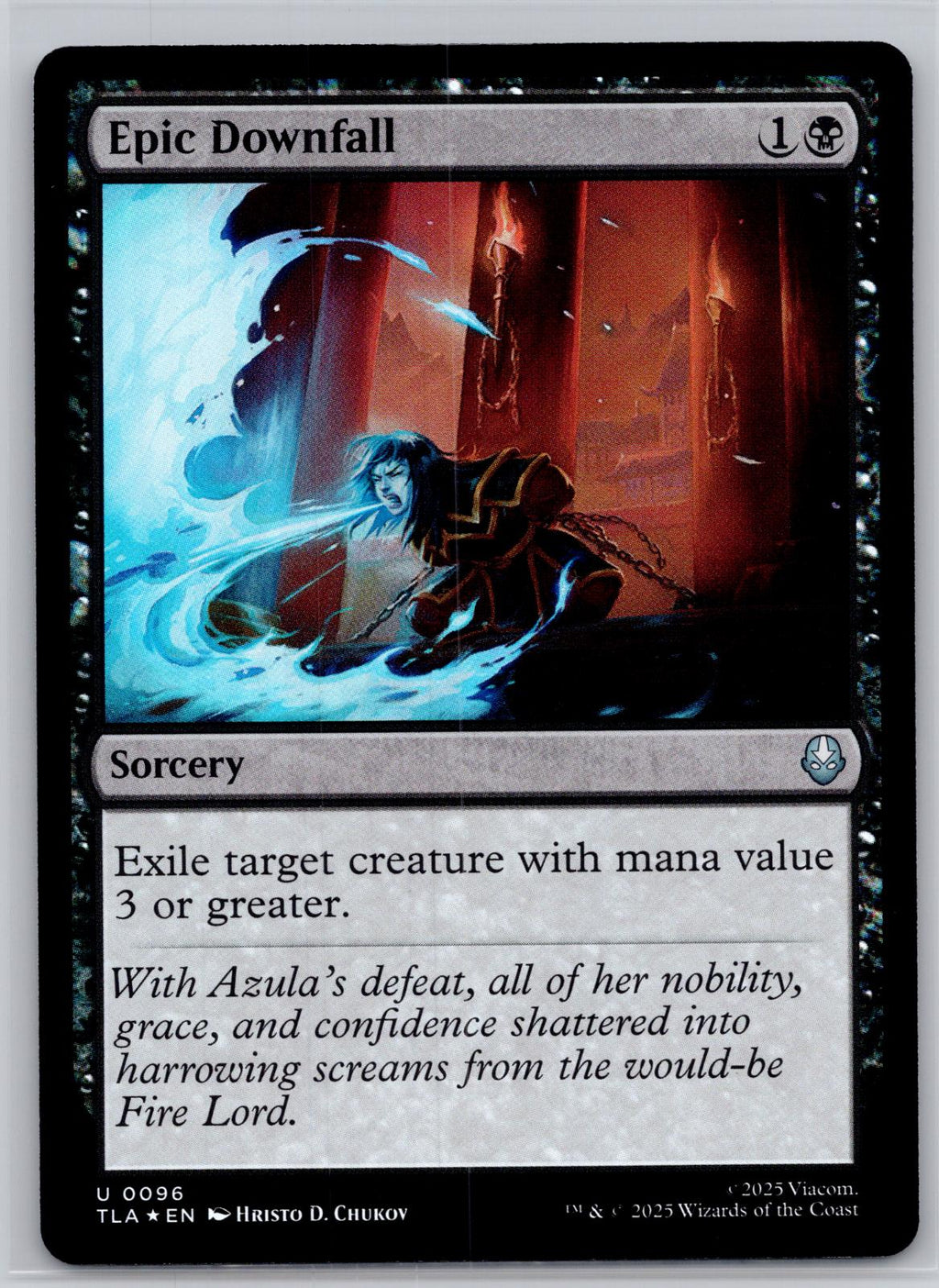 Epic Downfall Avatar: The Last Airbender Magic: The Gathering Foil Near Mint