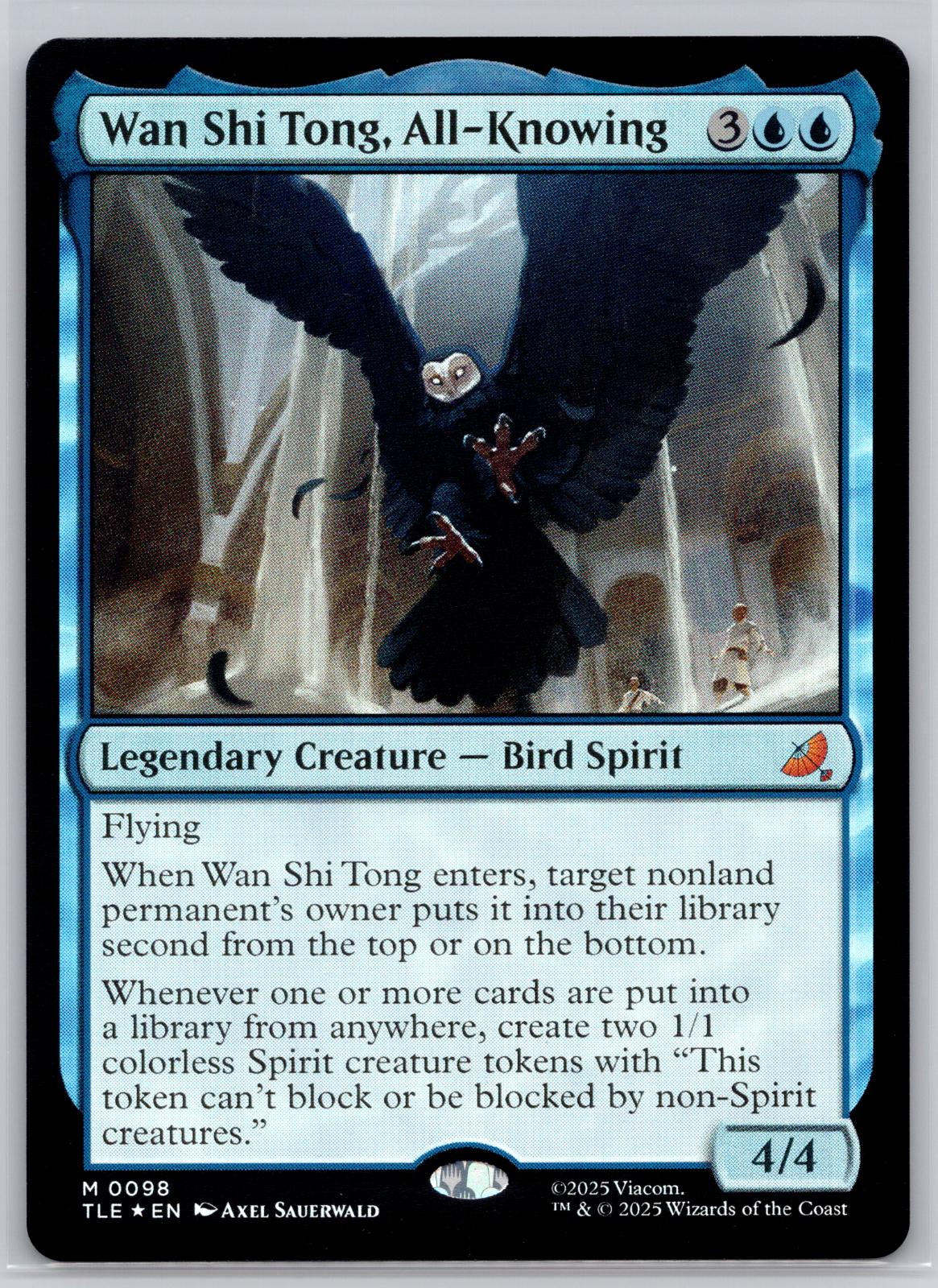 Wan Shi Tong, All-Knowing Avatar: The Last Airbender: Eternal-Legal M:TG Foil NM