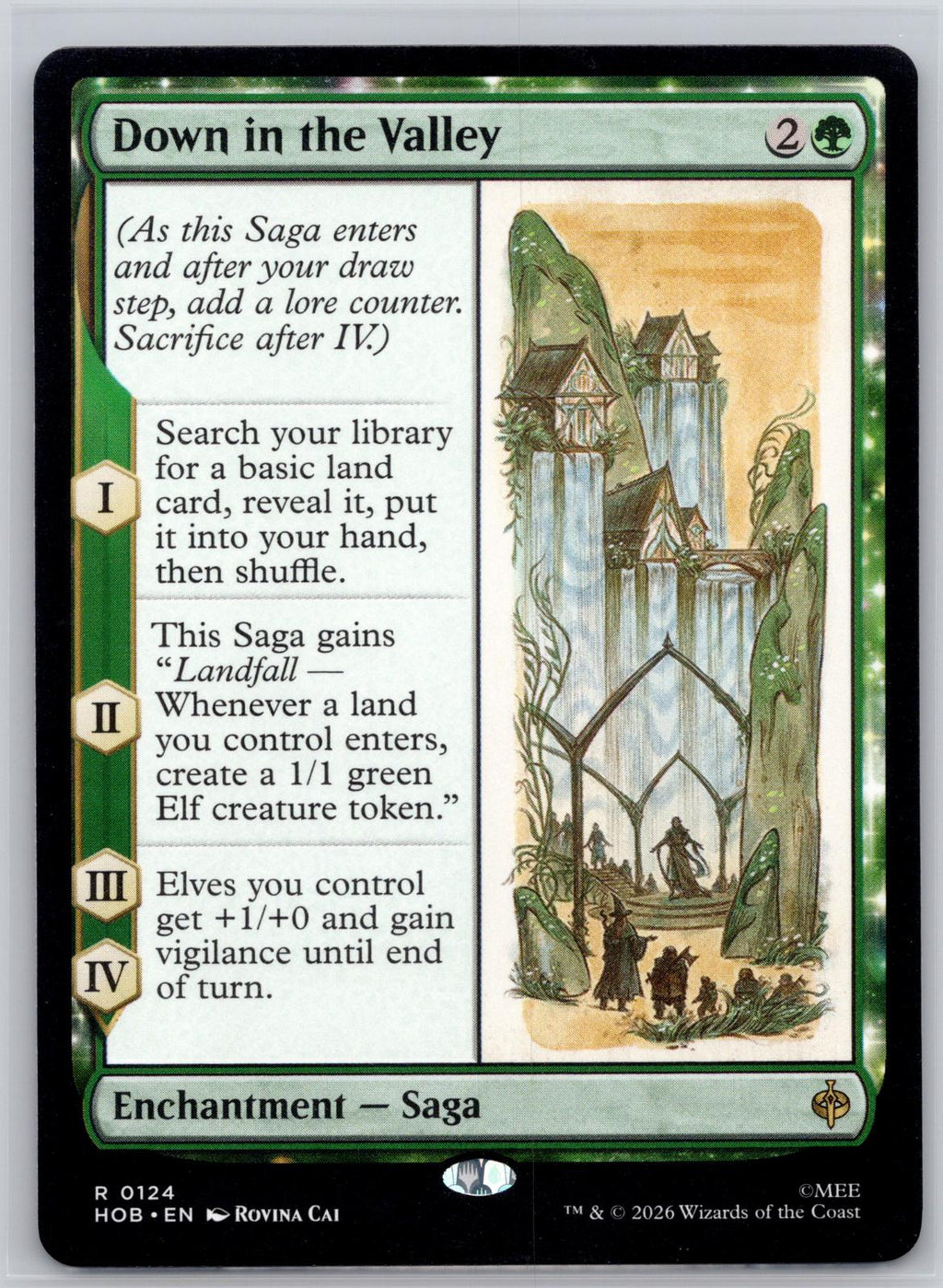 Down in the Valley The Hobbit Magic: The Gathering Near Mint