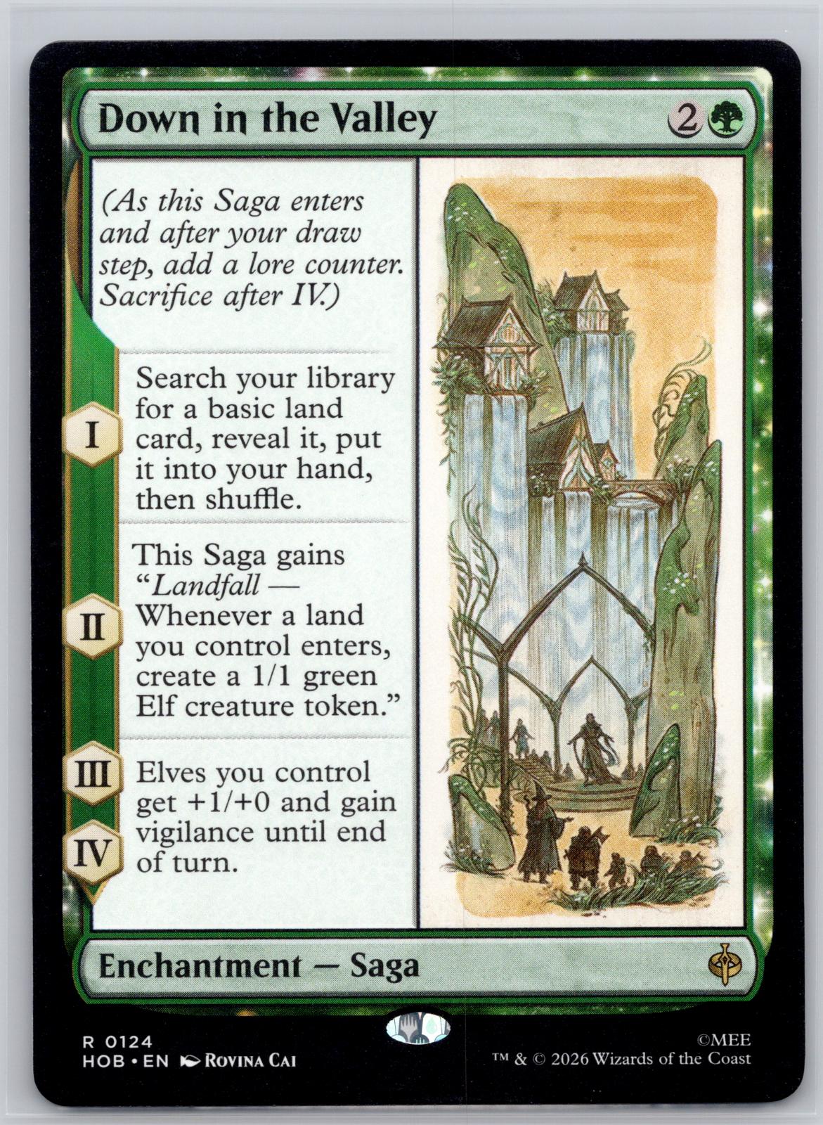 Down in the Valley The Hobbit Magic: The Gathering Near Mint