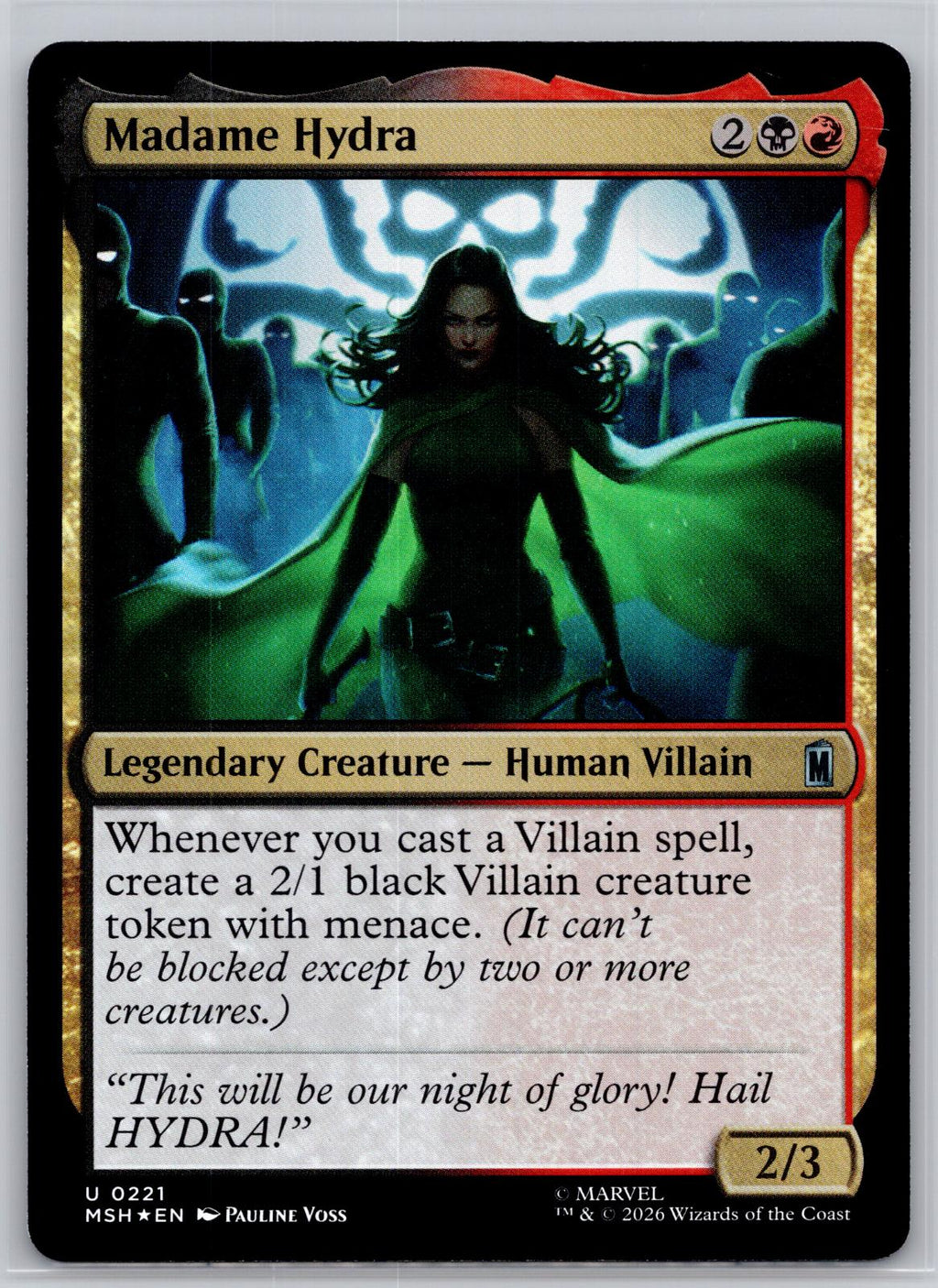 Madame Hydra Marvel Super Heroes Magic: The Gathering Foil Near Mint