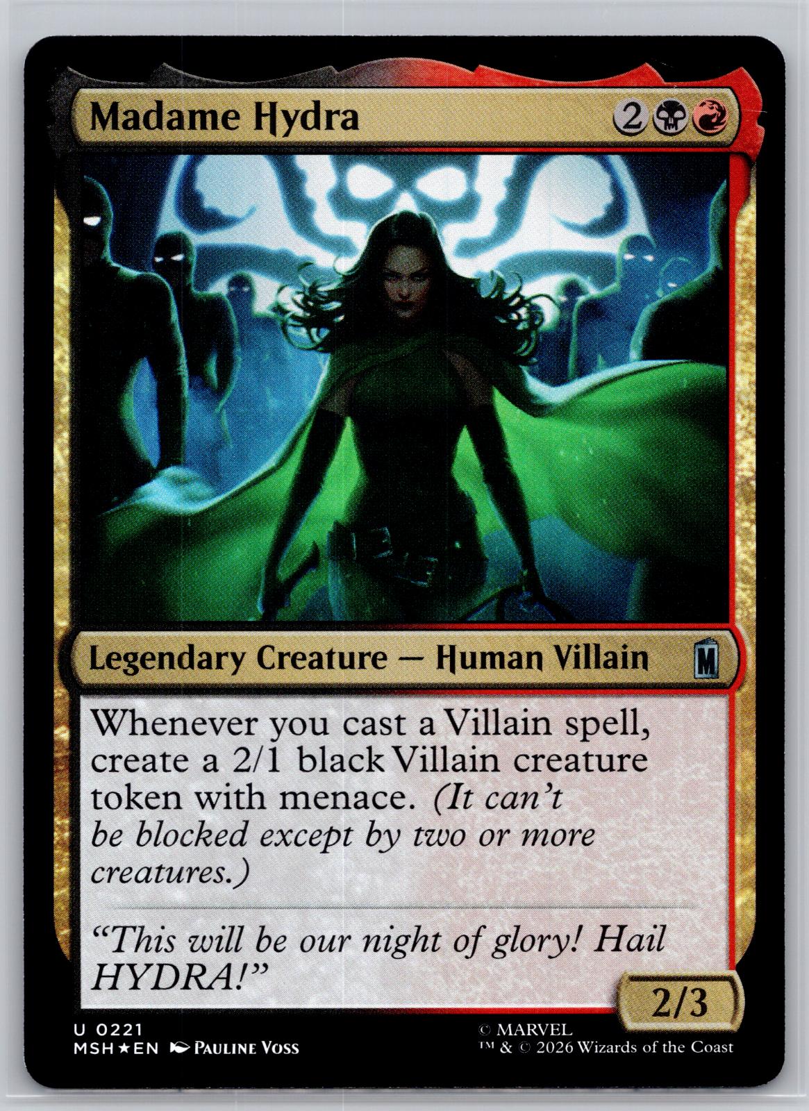 Madame Hydra Marvel Super Heroes Magic: The Gathering Foil Near Mint