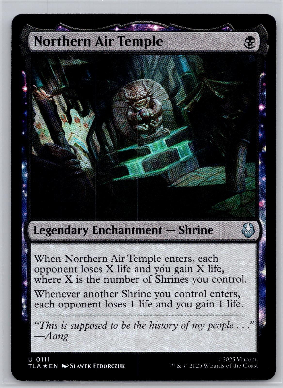 Northern Air Temple Avatar: The Last Airbender Magic: The Gathering Foil NM