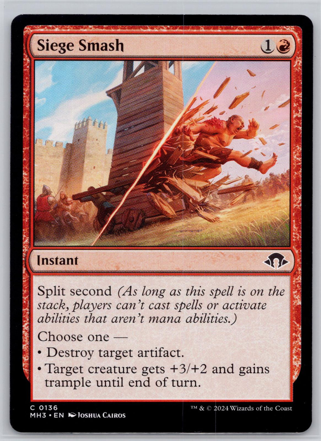 Siege Smash Modern Horizons 3 Magic: The Gathering Near Mint