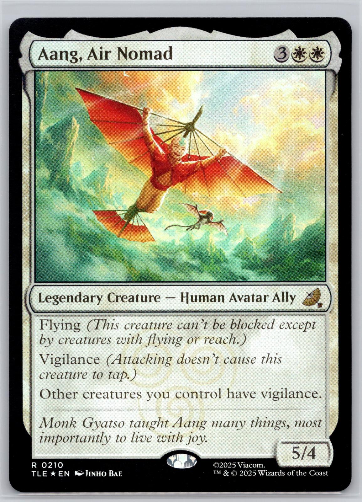 Aang, Air Nomad Avatar: The Last Airbender: Eternal-Legal M:TG Foil NM