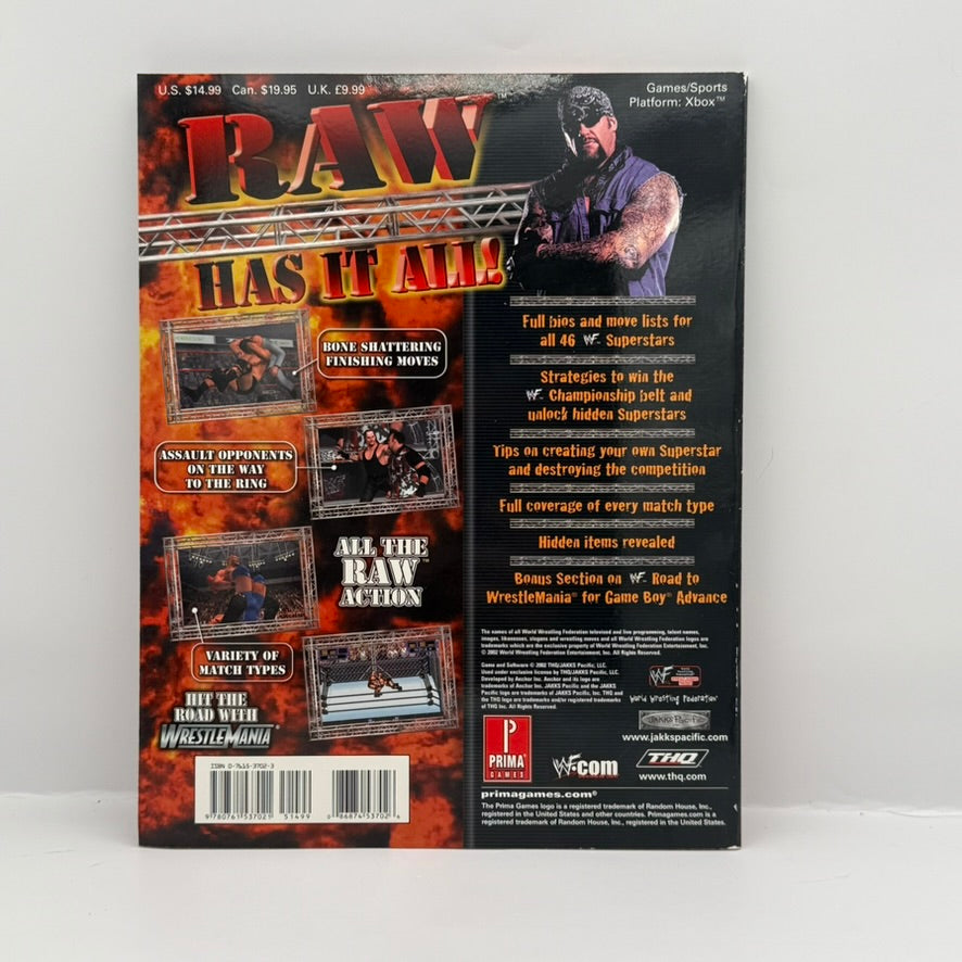 WWF Raw - Prima's Official Strategy Guide (Xbox)