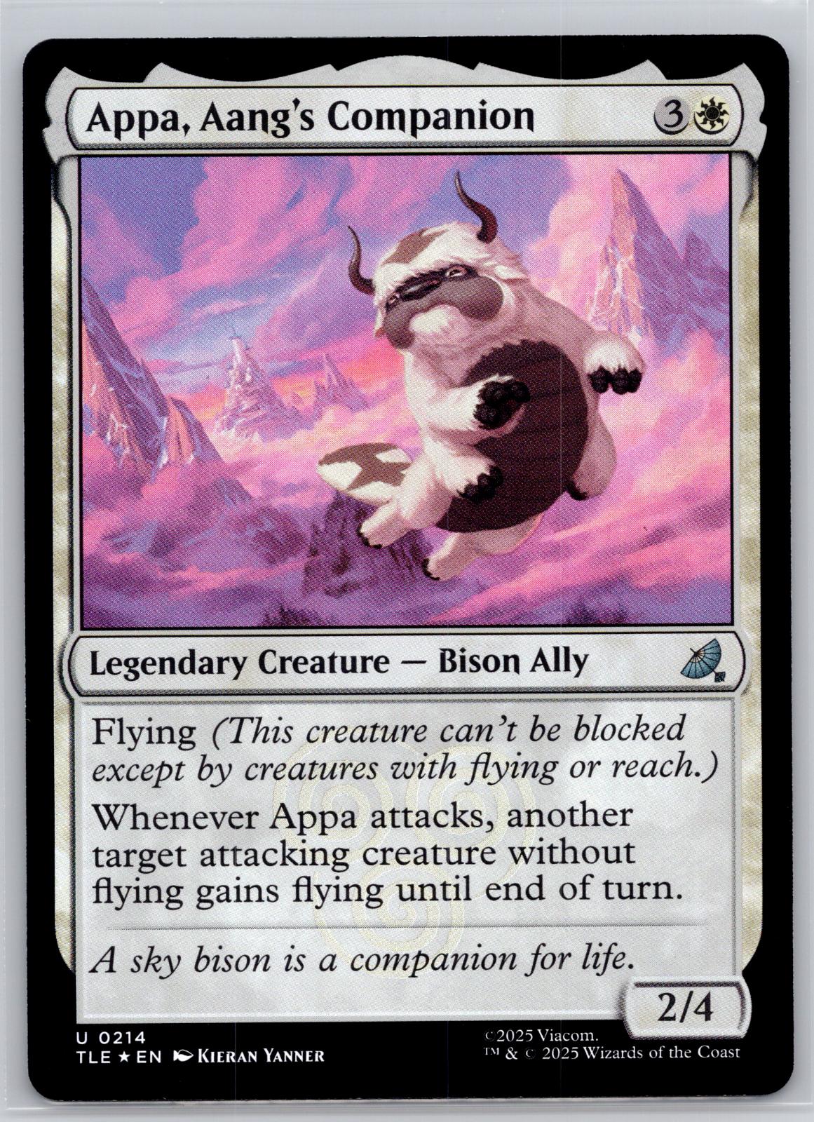 Appa, Aang's Companion Avatar: The Last Airbender: Eternal-Legal M:TG Foil NM